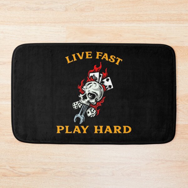 Item preview, "Live Fast Play Hard"  designed and sold by Sinfamous.