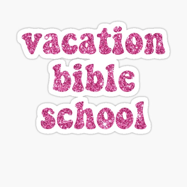 Urlaub Bibel Schule Ayesha Erotik rosa Glitzer yk2 Sticker