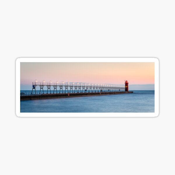 The Lights Turn On in South Haven Sticker