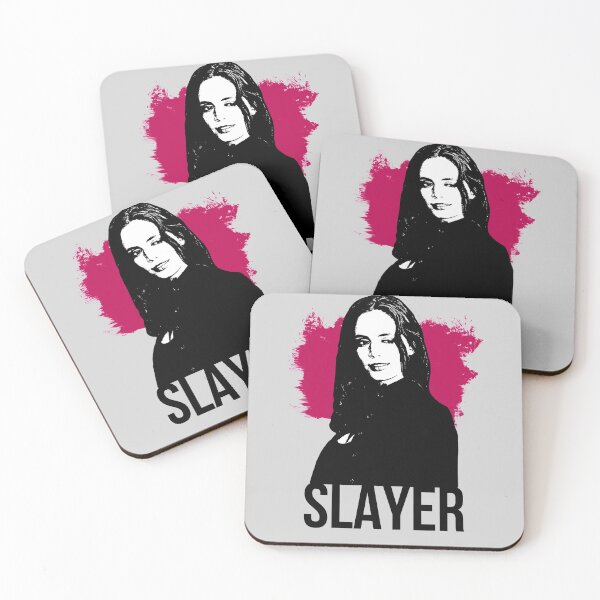Item preview, Faith the Slayer - Wine Red with Black Text (BtVS) designed and sold by Vixetches.