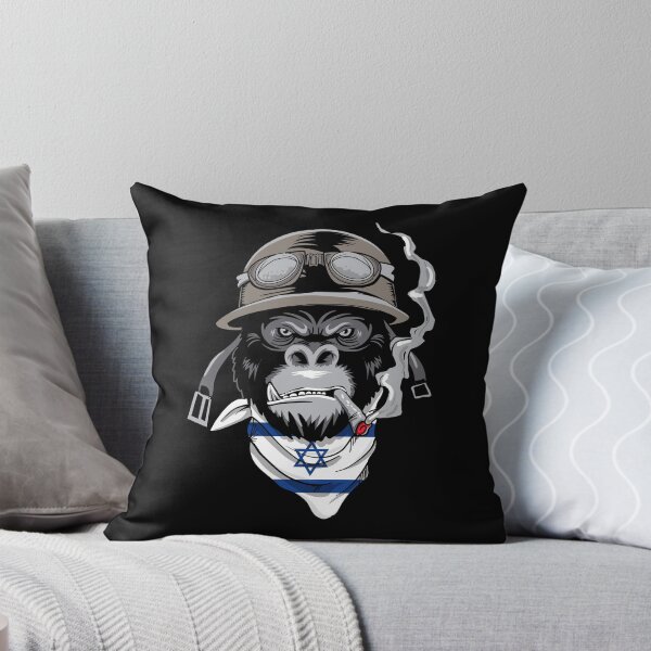 Item preview, Patriotic Israeli Motorist Biker Gorilla Flag Of Israel Roots Heritage Nationalism Patriotism designed and sold by VollLaser.