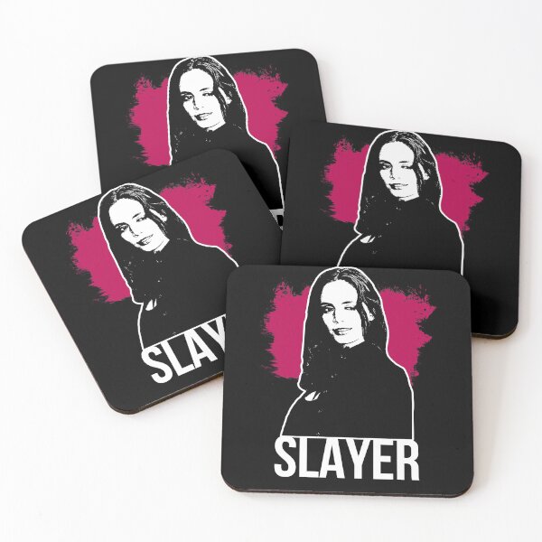 Item preview, Faith the Slayer - Wine Red with White Text (BtVS) designed and sold by Vixetches.
