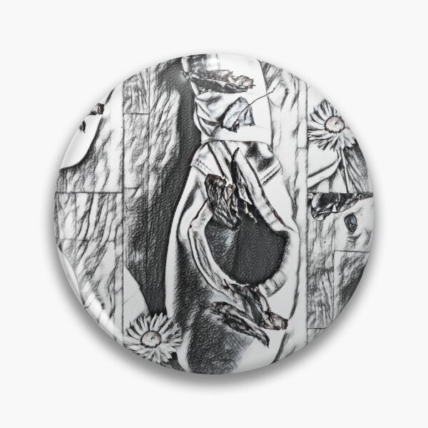 Item preview, Pointe shoe painted in black and white designed and sold by StephanieCAD.