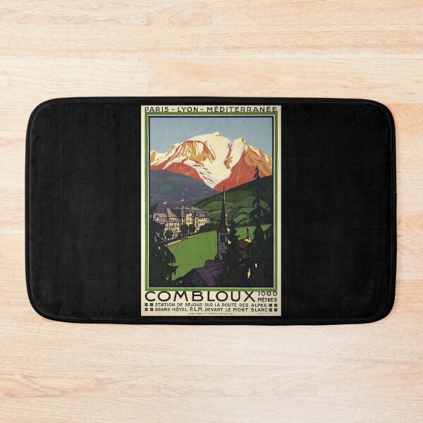 Item preview, Combloux retro poster designed and sold by CorasPosters.