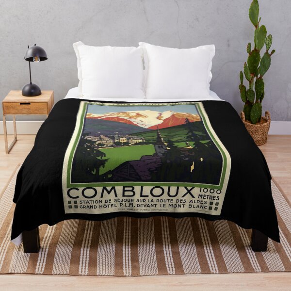 Item preview, Combloux retro poster designed and sold by CorasPosters.