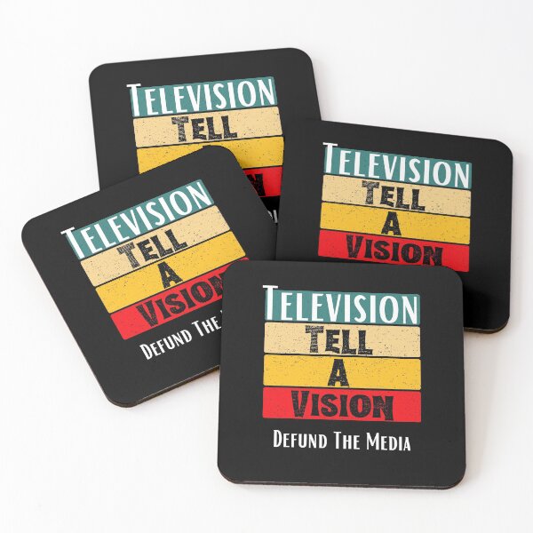 Item preview, Defund The Media - Television, Tell A Vision designed and sold by Trucutruh.