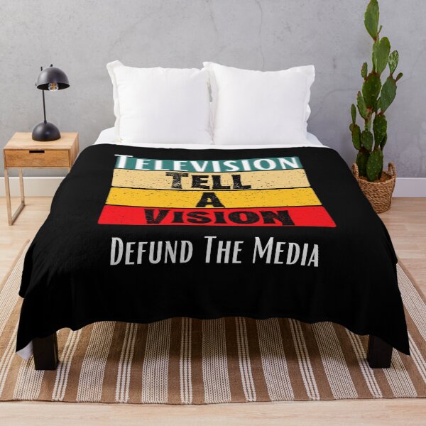 Item preview, Defund The Media - Television, Tell A Vision designed and sold by Trucutruh.