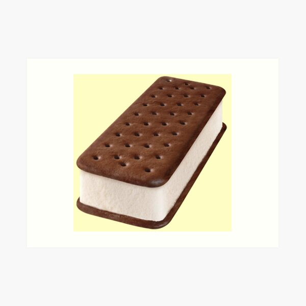 Ice Cream Sandwich Art Print