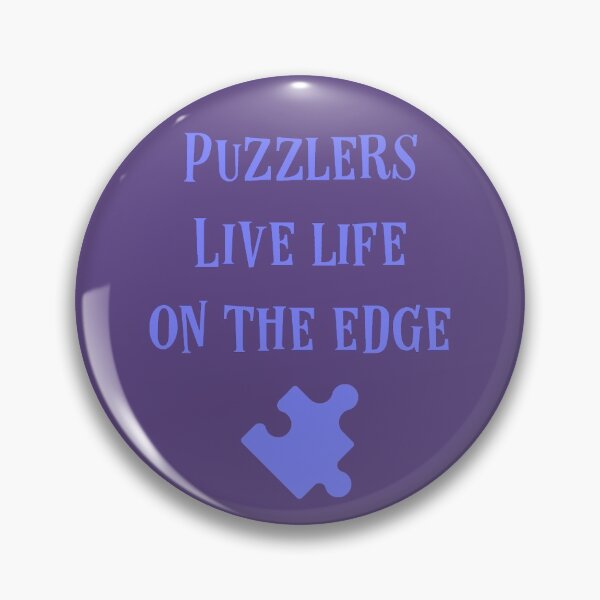 Item preview, Funny Puzzle Players Live Life on the Edge designed and sold by Punchzip.