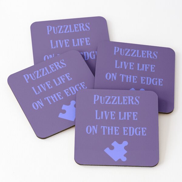 Item preview, Funny Puzzle Players Live Life on the Edge designed and sold by Punchzip.