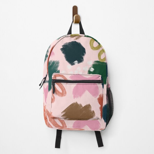 Item preview, Twee Brush Strokes + Squiggles on Pink designed and sold by Sarah Downen.