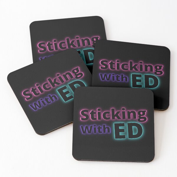 Item preview, Sticking with Ed Markey Glow Black designed and sold by art-by-harmonie.