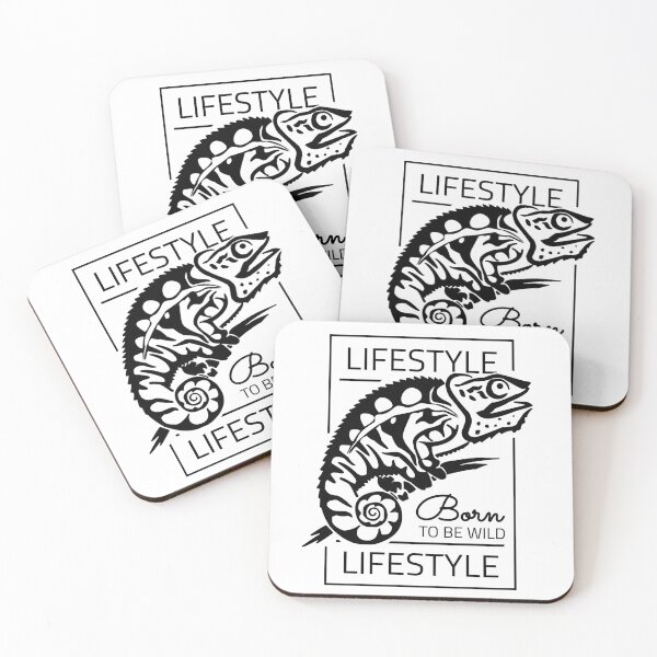 Item preview, born to be wild lifestyle - chameleon  designed and sold by feether-store.