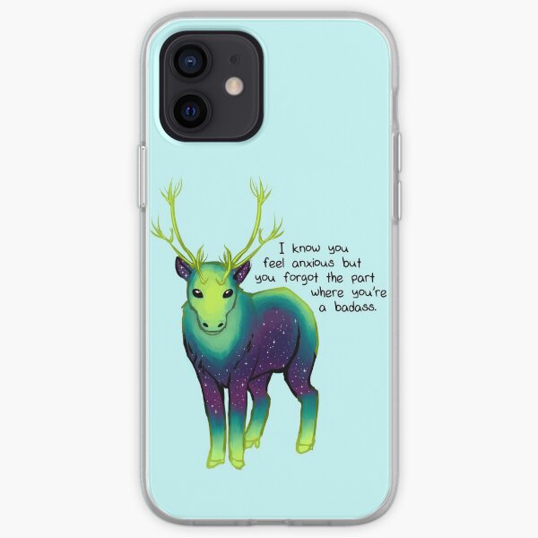 "The Part Where You're a Badass" Galaxy Caribou iPhone Soft Case