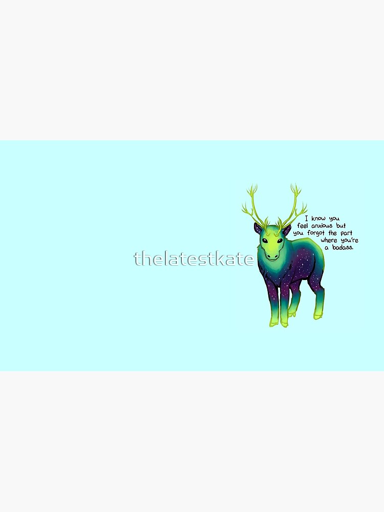 "The Part Where You're a Badass" Galaxy Caribou by thelatestkate