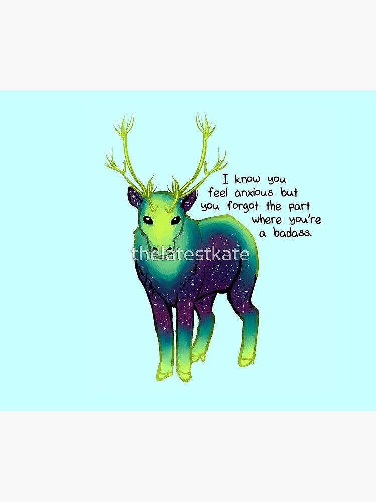 "The Part Where You're a Badass" Galaxy Caribou by thelatestkate