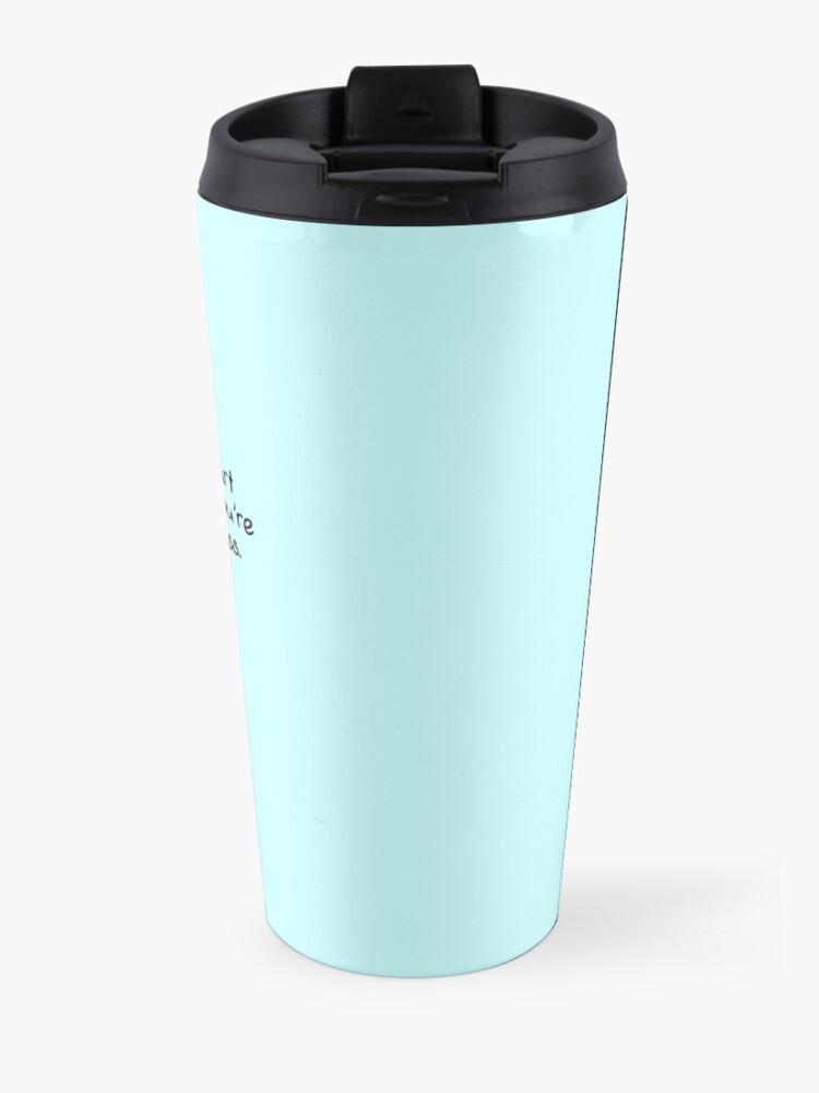 Alternate view of "The Part Where You're a Badass" Galaxy Caribou Travel Mug