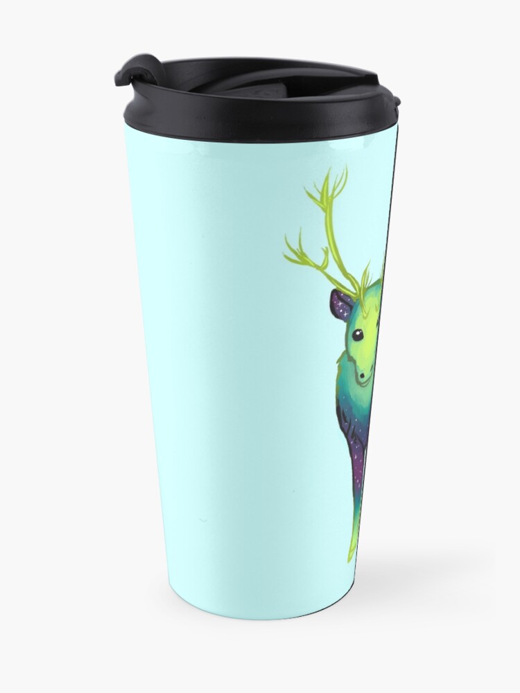 Alternate view of "The Part Where You're a Badass" Galaxy Caribou Travel Mug