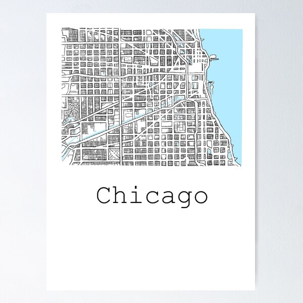 Item preview, Póster Chicago designed and sold by Maggie Reynolds.