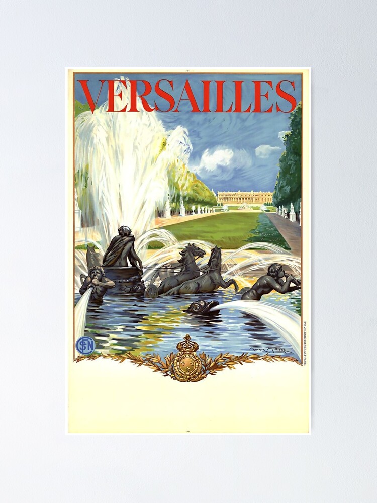 Versailles retro poster