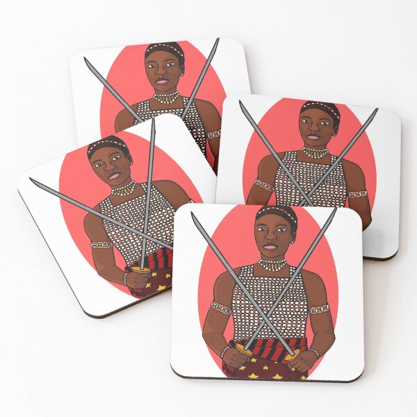 Item preview, Female African Warrior designed and sold by AudreyBagelArt.