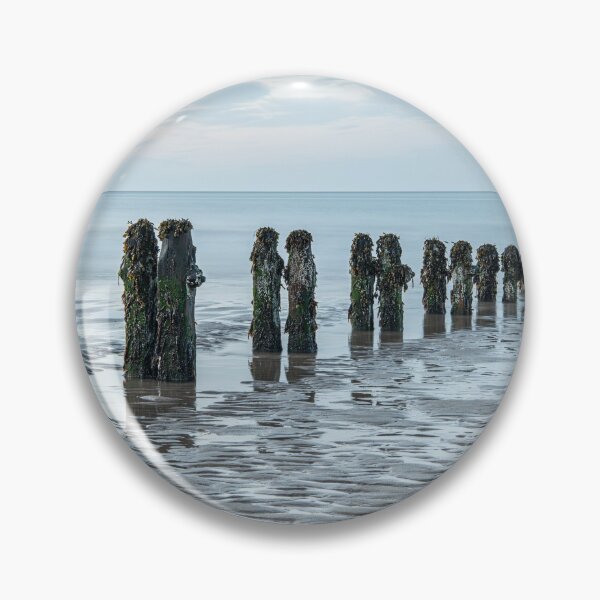 Item preview, Sandsend Groynes with pastel sky designed and sold by Phillip Dove Photography.