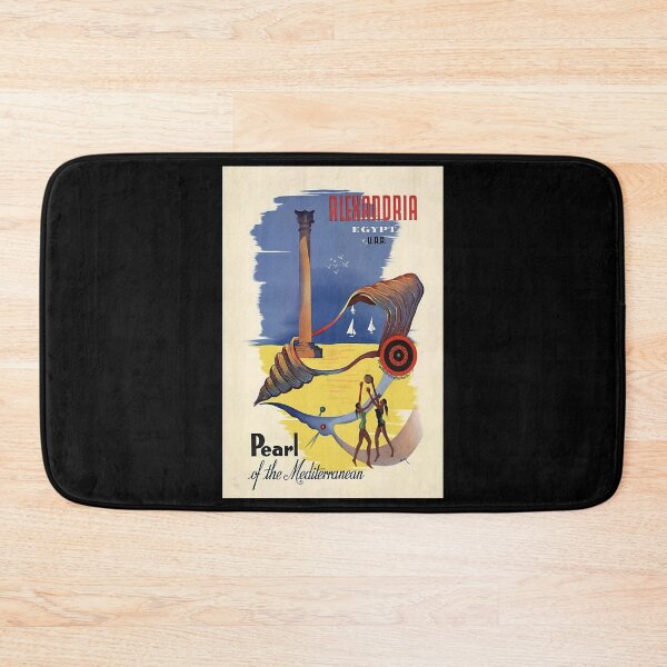 Item preview, Alexandria retro poster designed and sold by CorasPosters.