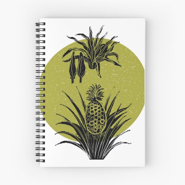 Item preview, Pineapple Plant Linocut designed and sold by BissyCollective.