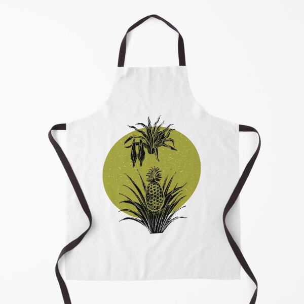 Item preview, Pineapple Plant Linocut designed and sold by BissyCollective.