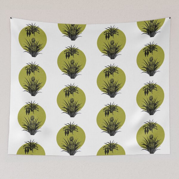Item preview, Pineapple Plant Linocut designed and sold by BissyCollective.