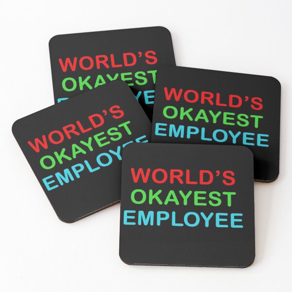 Item preview, Worlds Okayest Employee Funny Quote designed and sold by popculturechick.