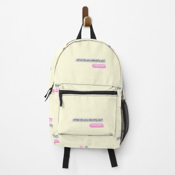 Item preview, What Do You Identify As A Threat Pink Message designed and sold by thefrshmachine.