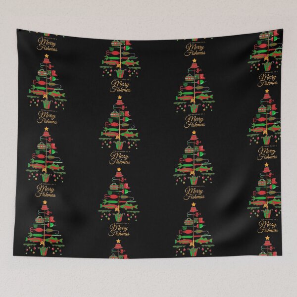 Item preview, Merry Fishmas | Fishing Gear Christmas Tree Decorations designed and sold by InkItStudio.