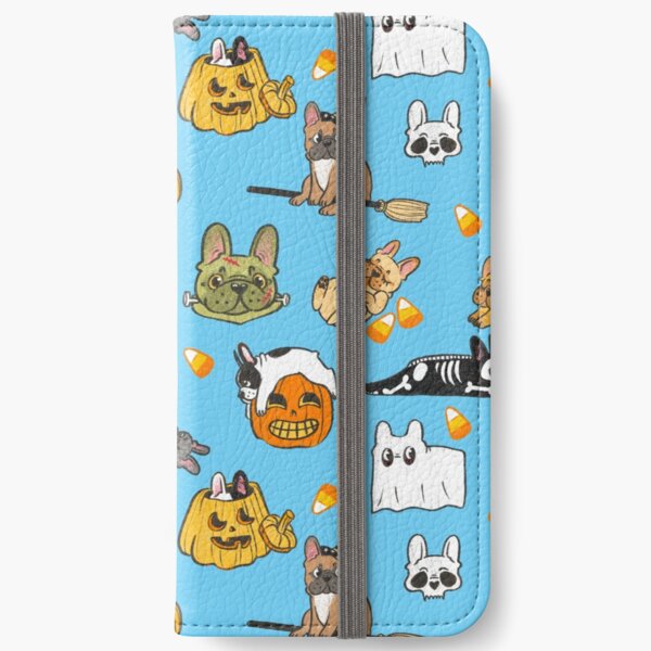 Spooky Frenchies iPhone Wallet