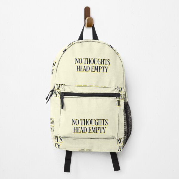Item preview, No Thoughts Typography Head Empty Simple Mental Health designed and sold by thefrshmachine.