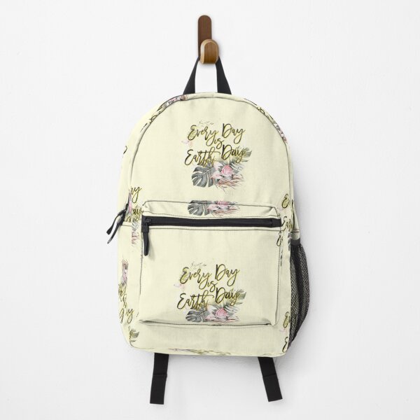 Item preview, Every Day Is Earth Day Vegan Save The Planet Flower designed and sold by thefrshmachine.