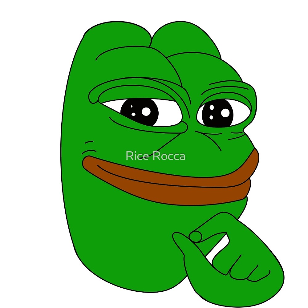 Pepe The Frog Smooth Meme By Rice Rocca Redbubble