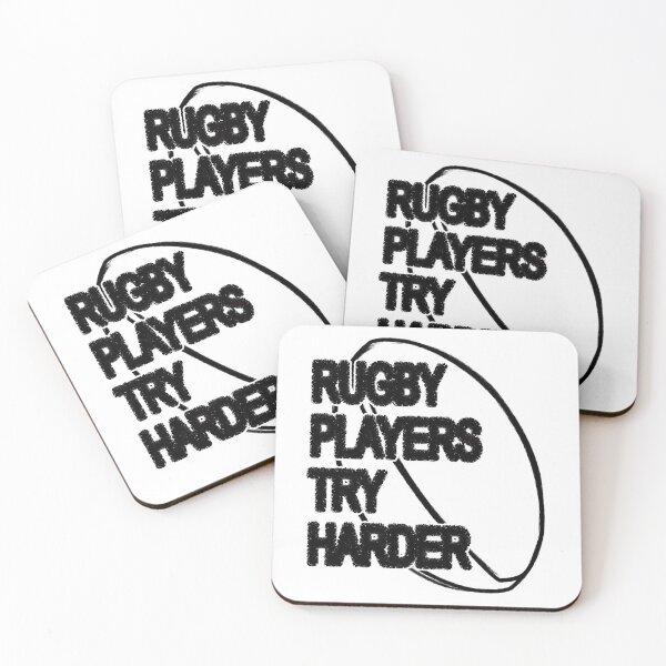 Item preview, RUGBY PLAYERS TRY HARDER designed and sold by banner86.
