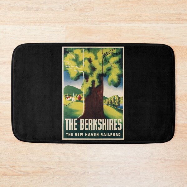 Item preview, The Berkshires retro poster designed and sold by CorasPosters.