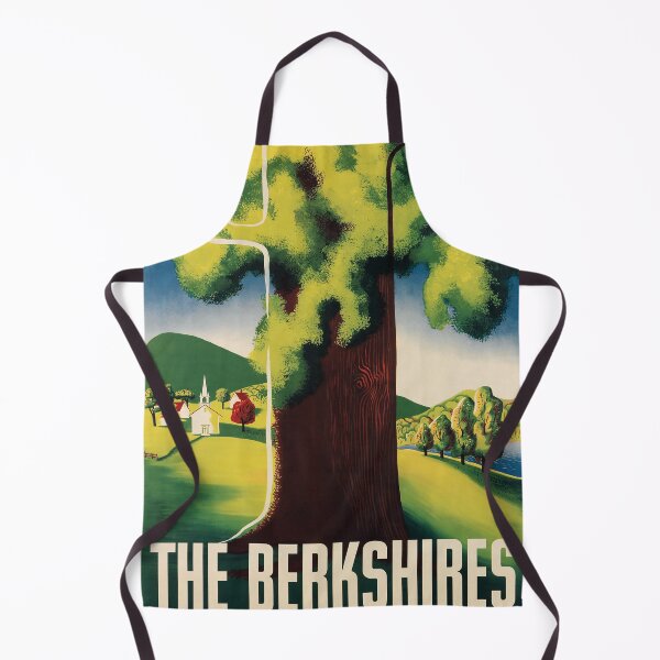 Item preview, The Berkshires retro poster designed and sold by CorasPosters.