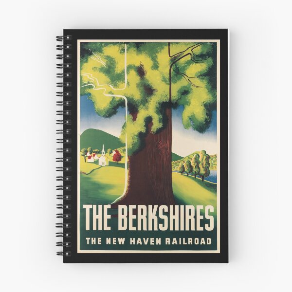 Item preview, The Berkshires retro poster designed and sold by CorasPosters.