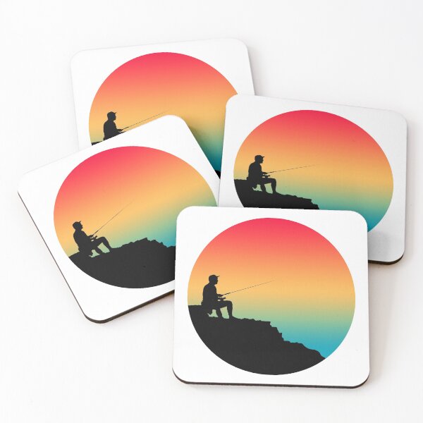 Item preview, Outdoor fishing guy sunset designed and sold by kmario.