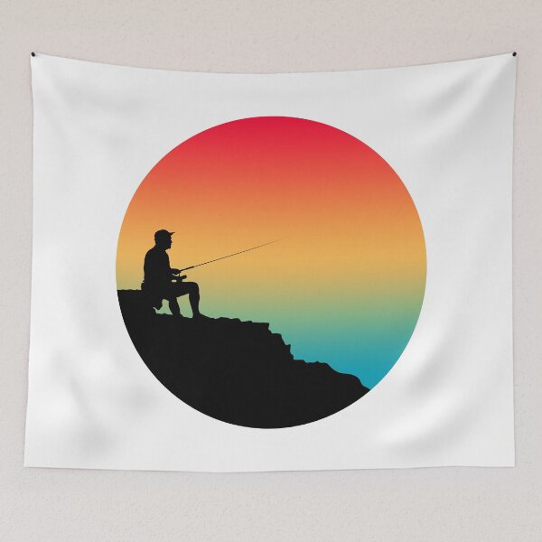 Item preview, Outdoor fishing guy sunset designed and sold by kmario.