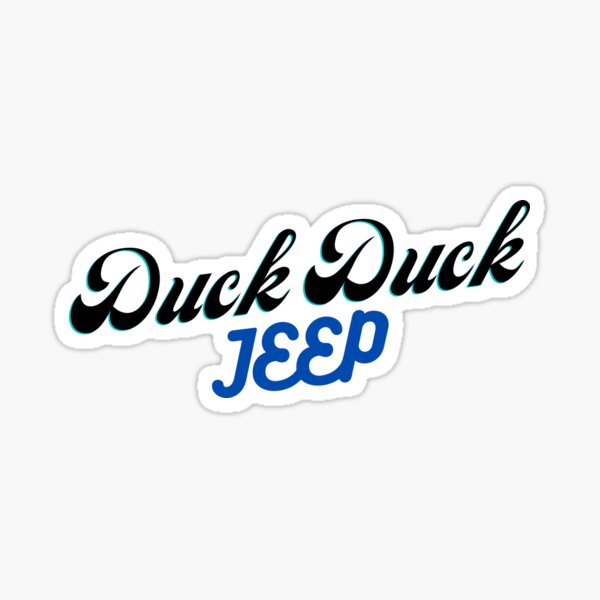 Download Duck Duck Jeep Stickers Redbubble