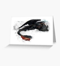 Toothless Greeting Card