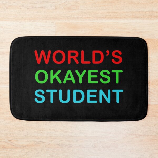 Item preview, Worlds Okayest Student Funny Quote designed and sold by popculturechick.