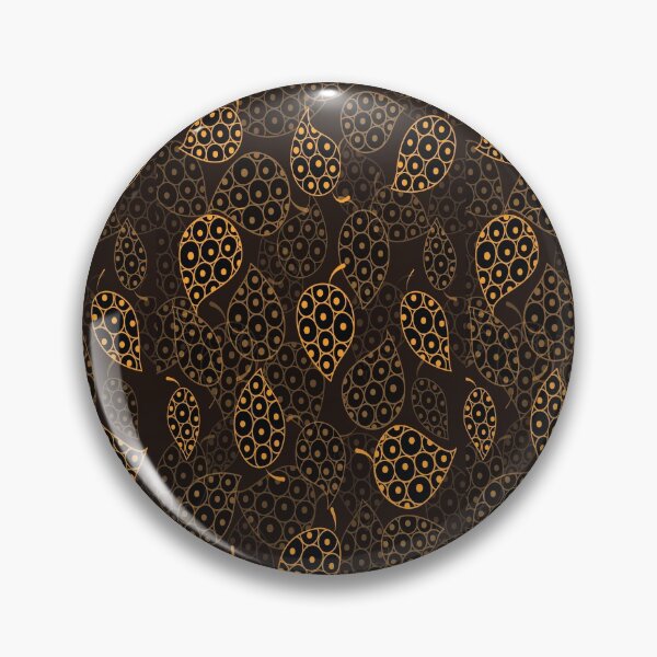 Item preview, Deep Dark Classy Gold and Black Leaf Pattern for Fall or Anytime. designed and sold by UrTops.