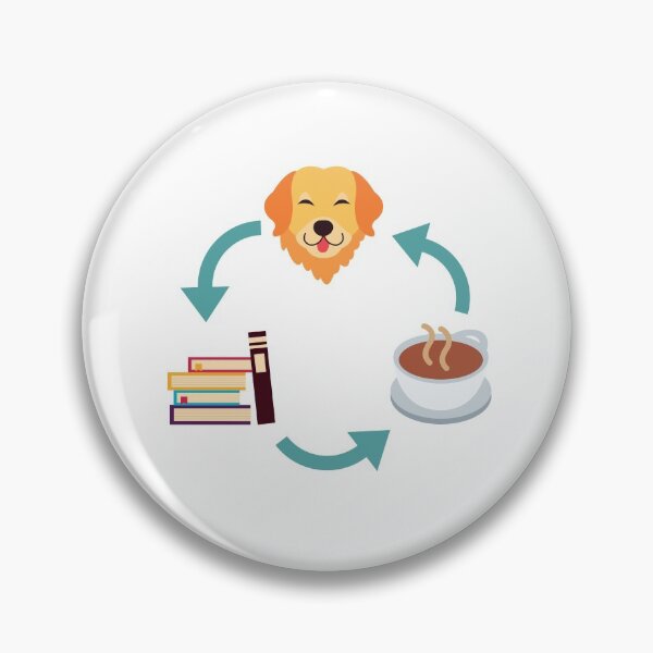Item preview, Dogs Books And Coffee designed and sold by InvestingRoad.