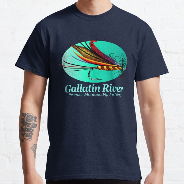 Montana Fly Fishing T-shirt Design