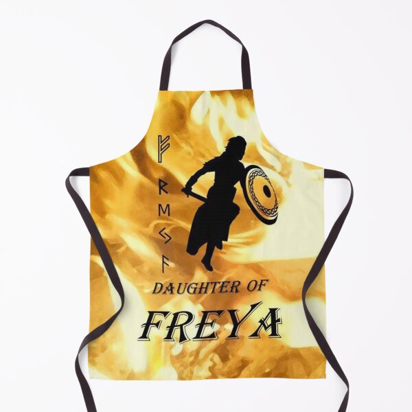 Item preview, FREYA 6 daughter viking woman warrior goddess runes sword North fire flame designed and sold by dragonemma.